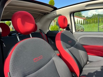 Fiat 500 II Seria 4 0.9 TwinAir 85KM 2016 FIAT 500c lift kabriolet 0.9 benzyna 112 tys km, lekko uszkodzony, zdjęcie 10