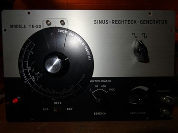 Аудиогенератор TUBE Sinus Sine и Rectangle модель te-22