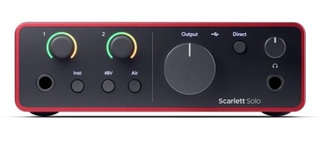 Focusrite Scarlett Solo 4-го поколения + программное обеспечение