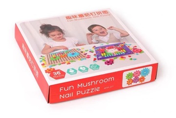 ДЕРЕВЯННЫЙ ПАЗЛ ГРИБНЫЕ ШПИЛЬКИ МОЗАИКА