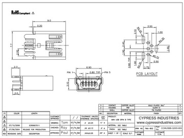 Мини-планшет с разъемом USB B, GPS, PSP, качество США, 4 шт.