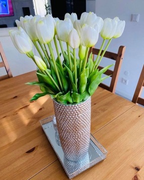 Букет тюльпанов из силиконовой резины типа ЖИВОЙ