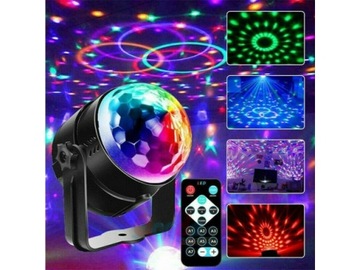 Диско-шар Дискотека RGB Light Ball Красочный диско-проектор