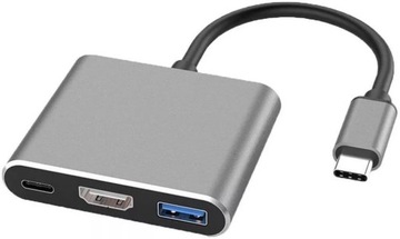 Переходник USB-C на HDMI/USB 3.0/USB-C 4K для iPad ELECMOGA