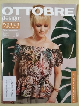 Ottobre design woman jak burda 2/2017 34-52 szycie