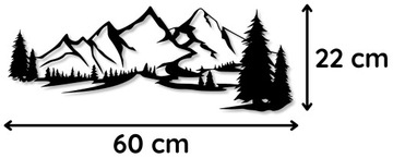 АЖУРНАЯ ЖИВОПИСЬ ГОРНЫЙ УКРАШЕНИЕ НА СТЕНУ 3D ОРНАМЕНТ HDF