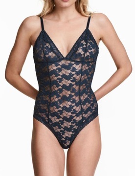 NOWE ZMYSŁOWE KORONKOWE BODY H&M XS