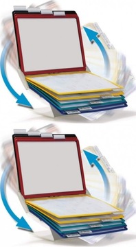 PANELE PREZENTACYJNE 10 x A4 ŚCIENNE / STOŁOWE Durable Vario Pro x 2