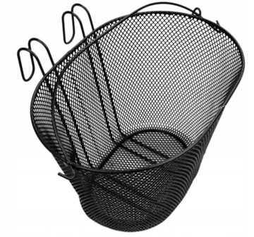 ПОДВЕСНАЯ КОРЗИНА ДЛЯ ВЕЛОСИПЕДА НА РУЛЕ, ЧЕРНАЯ