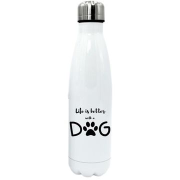 BUTELKA TERMICZNA BIDON TERMOS NA CIEPŁY NAPÓJ Z WŁASNYM NADRUKIEM 500 ML