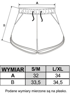 Spodenki Damskie Krótkie w Kwiaty Wygodne SZORTY z Gumką Wiązane MORAJ S/M