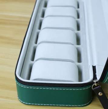 Коробка для часов из искусственной кожи Элегантная коробка для часов на 10 мест