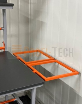 Duży i praktyczny stół do pakowania 200x80x180