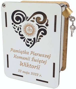 Pamiątka Pierwszej Komunii Świętej Skarbonka