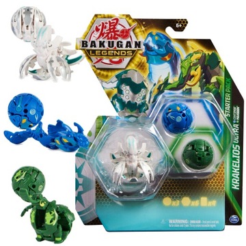 BAKUGAN LEGENDS ZESTAW STARTOWY KRAKELIOS ULTRA