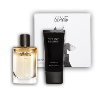 A508 PERFUMY MĘSKIE VIBRANT LEATHER 100ml + Balsam 75ml w pudełku