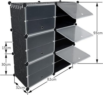 МОДУЛЬНЫЙ ШКАФ КНИЖНЫЙ ШКАФ ОБУВЬ ОБУВЬ ОДЕЖДА ШКАФ RG2