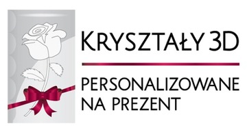 3D КРИСТАЛЛ # Статуэтка с 3D Розой и вашей гравировкой