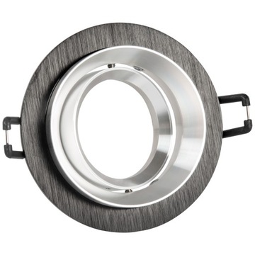 OPRAWA PODTYNKOWA LIKA R CZARNO-SREBRNA OKRĄGŁA