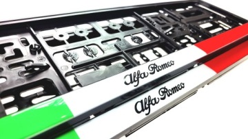 Ramki do tablic rejestracyjnych Alfa Romeo 2 sztuki żelowe