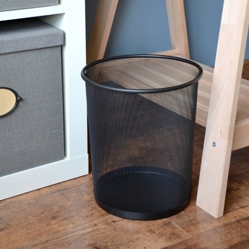 ОФИСНОЕ МУСОРНОЕ ВОРЗИНА, МЕТАЛЛ, КРУГЛЫЙ, СЕТОЧНАЯ, 19Л