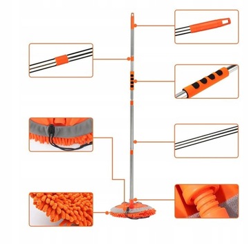 SZCZOTKA DO MYCIA SAMOCHODU Z MIKROFIBRY MOP