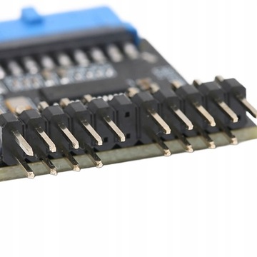 Переходник USB 3.0 с 19-контактного на двойной 9-контактный