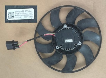AUDI A4 A5 A7 A8 Q7 Q8 CAYENNE 15- VENTILÁTOR CHLADIČŮ 8W0959455AE