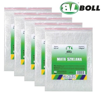 MATA SZKLANA BOLL 450g/m2 0,5m2 5 SZTUK