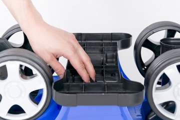 большой автомобиль-толкатель РЕЗИНОВЫЕ КОЛЕСА + ТАБЛИЧКИ