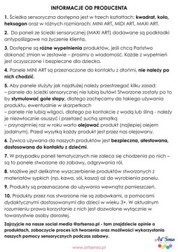 Мини-терапевтические сенсорные панели, квадратная сенсорная дорожка