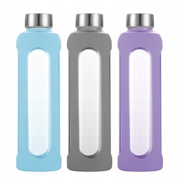 СТЕКЛЯННАЯ БУТЫЛКА ДЛЯ ПУТЕШЕСТВИЯ БУТЫЛКА ДЛЯ ВОДЫ НАПИТКИ ПРОТЕЧНАЯ КАМИЛЛА