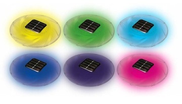 BESTWAY LED Красочная плавающая солнечная лампа для бассейна с джакузи