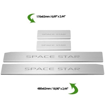 MITSUBISHI SPACE STAR MK2 VRSTVA  PRAHU NA PRAHY SPACE STAR FACELIFT OCEL