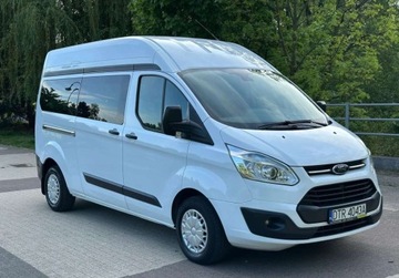 Ford Transit Custom I 2.2 TDCi 100KM 2014 Ford Transit Custom 2.2 Diesel Nowa Dwumasa Bezwypadkowy 9 osob, 9cio oso, zdjęcie 1