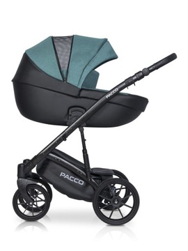 Коляска 2в1 PACCO Riko Basic, СИДЕНИЕ-КАБРИОЛЕТ 22кг + СУМКА + МОСКИТНАЯ СЕТКА