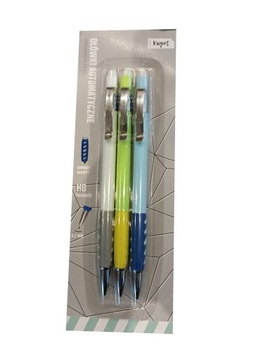 OŁÓWKI MECHANICZNE 3 SZTUKI 0,7 MM KAYET