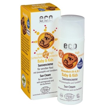 Eco cosmetic krem na słońce SPF45 dla dzieci 50ml