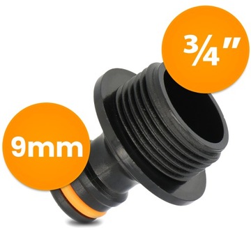 СОЕДИНЕНИЕ КРАНА, БЫСТРОЕ СОЕДИНЕНИЕ 3/4 GZ, СОЕДИНИТЕЛЬ ПЕРЕХОДНИКА ДЛЯ ШЛАНГА САДОВОЙ ВОДЫ