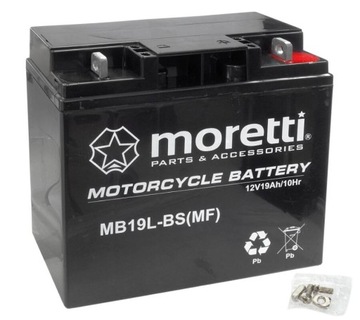 Akumulator Moretti żelowy MB19L-BS BMW K R 75 850 1100 1200 1600 GS RT