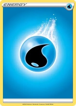 Karta Pokemon Basic Water Energy Energia