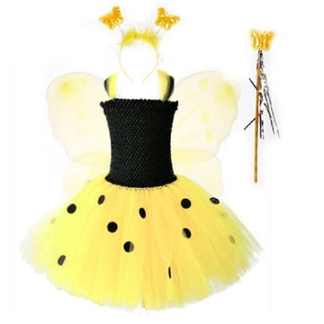 Żółty Motyl Fairy Spódnica Fluffy Princess Spódnica