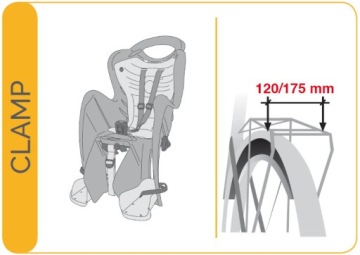 ВЕЛОСИПЕДНОЕ СИДЕНЬЕ BELLELLI MR FOX CLAMP НА СТОЙКЕ