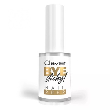 CLAVIER BYE STICKY Preparat odtłuszczający do paznokci NAIL PREP, 7 ml