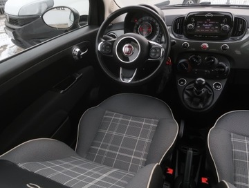 Fiat 500 II Seria 4 1.2 69KM 2018 Fiat 500 1.2, Skóra, Klima, Tempomat, Parktronic, zdjęcie 6