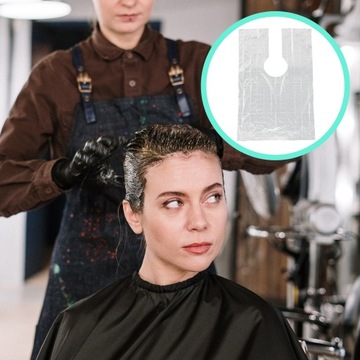 Водонепроницаемая парикмахерская накидка для стрижек.