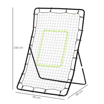 Стенка ворот HOMCOM Kickback Rebounder