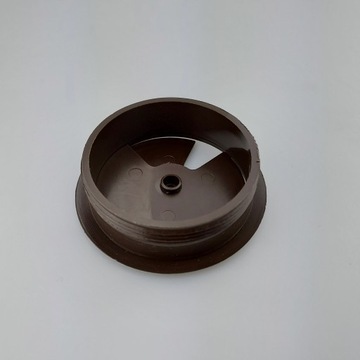 10x PRZEPUST KABLOWY PRZELOTKA NA KABLE DO BIURKA STOŁU FI60 WENGE