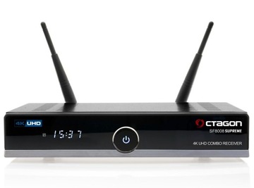 Dekoder Octagon SF8008 SUPREME COMBO DVB-S2 i DVB-T2/C z konfiguracja