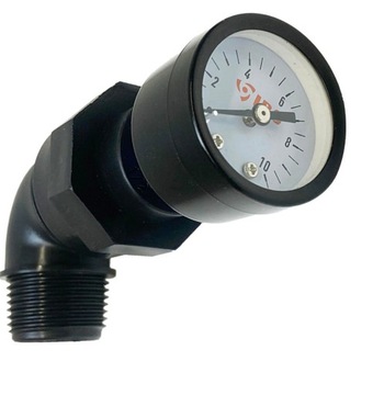 Манометр до 10 бар в комплекте с тройником 1